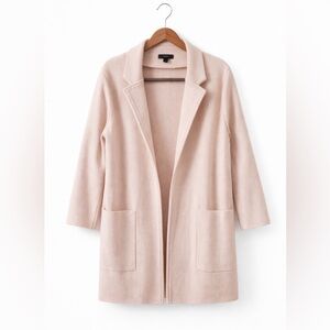 J Crew Blush Pink Minimalist Spring Jacket – Soft Knit | Lightweight, Tailored